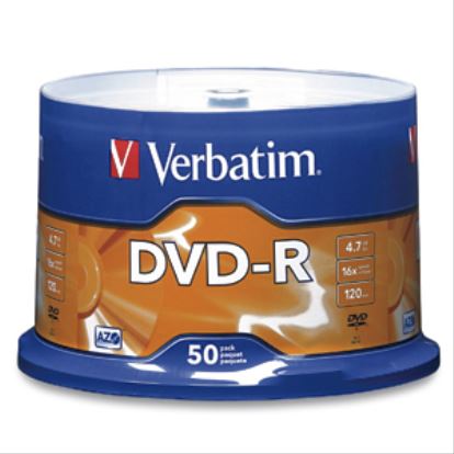 Verbatim 16x DVD-R Media 4.7 GB 50 pc(s)1