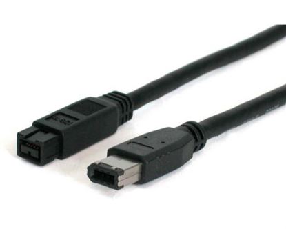 StarTech.com 6 ft 1394b Firewire Cable 9-6 Pin M-M 70.9" (1.8 m) Black1