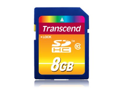 Transcend TS8GSDHC10 memory card 8 GB SDHC NAND Class 101