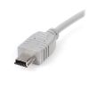 StarTech.com USB2HABM6IN USB cable 5.98" (0.152 m) USB 2.0 USB A Mini-USB B Gray3