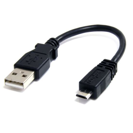 StarTech.com UUSBHAUB6IN USB cable 6" (0.152 m) USB A Micro-USB B Black1