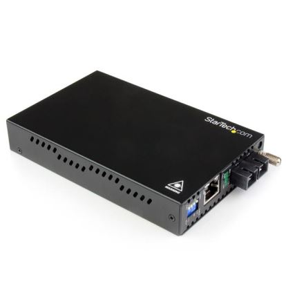 StarTech.com ET91000SM402 network media converter 2000 Mbit/s 1310 nm Single-mode Black1