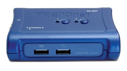Trendnet TK-207K KVM switch Blue1
