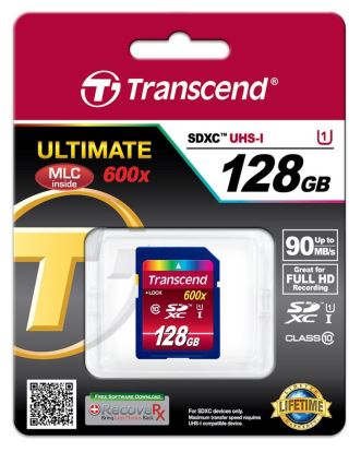 Transcend TS128GSDXC10U1 memory card 128 GB SDXC MLC Class 101