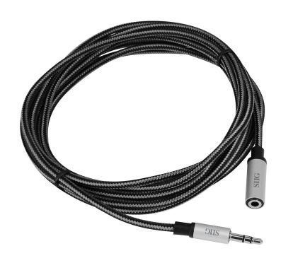 Siig 3.5 mm - 3.5 mm audio cable 118.1" (3 m) 3.5mm Black, Silver1