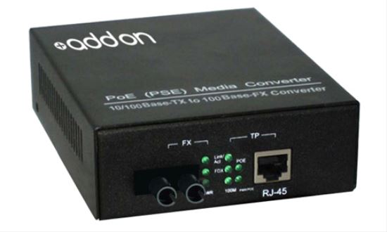 AddOn Networks ADD-FMCP-FX-ST network media converter 100 Mbit/s 1310 nm Multi-mode Black1