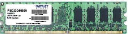 Patriot Memory 2GB PC2-6400 memory module 1 x 2 GB DDR2 800 MHz1