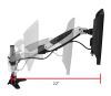 Siig CE-MT1H12-S1 monitor mount / stand 27" Black, White3