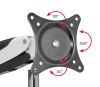 Siig CE-MT1H12-S1 monitor mount / stand 27" Black, White4