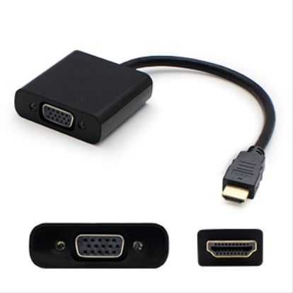 AddOn Networks H4F02AA#ABA-AO-5PK video cable adapter 7.87" (0.2 m) HDMI VGA (D-Sub) Black1