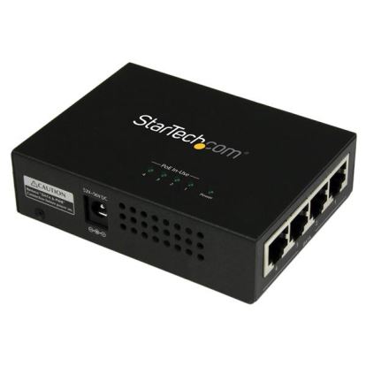 StarTech.com POEINJ4G network extender Network transmitter Black1