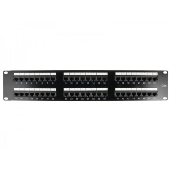 Unirise PPC5E-48PT-2U patch panel1