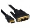 Unirise HDMID-25F-MM video cable adapter 300" (7.62 m) HDMI DVI-D Black1