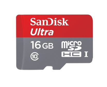 SanDisk MicroSDHC 16GB Class 101