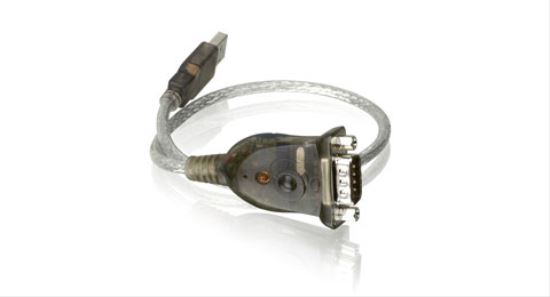 iogear USB to Serial RS-232 Adapter serial cable Gray 15.7" (0.4 m) USB Type-A DB-91