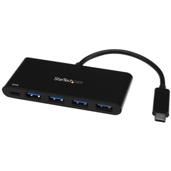 StarTech.com HB30C4AFPD interface hub USB 3.2 Gen 1 (3.1 Gen 1) Type-C 5000 Mbit/s Black1