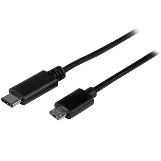 StarTech.com USB2CUB2M USB cable 78.7" (2 m) USB 2.0 USB C Micro-USB B Black1