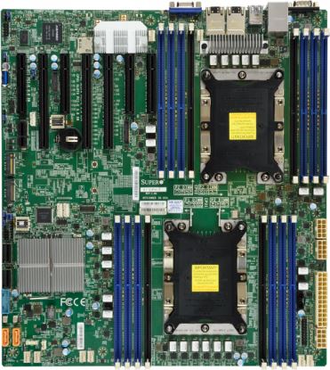 Picture of Supermicro X11DPH-T Intel® C624 LGA 3647 (Socket P) Extended ATX