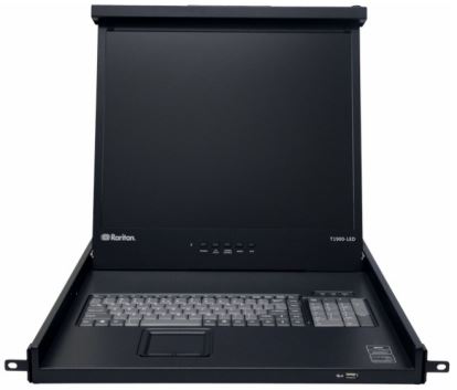 Raritan T1900 rack console 19" 1280 x 1024 pixels Black 1U1