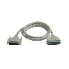 C2G 50ft IEEE-1284 DB25M - C36M Parallel printer cable 600" (15.2 m) Gray1