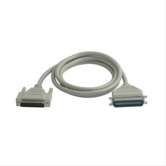 C2G 50ft IEEE-1284 DB25M - C36M Parallel printer cable 600" (15.2 m) Gray1