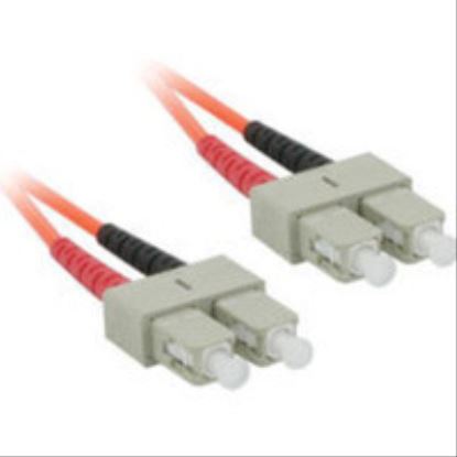 C2G Fiber Optic Duplex Patch, 2 x SC, 2 x SC, 26.25ft, Orange fiber optic cable 315" (8 m)1