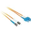 C2G 3m SC/ST Duplex 50/125 Multimode Fiber Patch Cable fiber optic cable 118.1" (3 m) Orange1