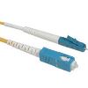 C2G 9m LC/SC Simplex 9/125 Single-Mode Fiber Patch Cable - Yellow fiber optic cable 354.3" (9 m)1