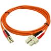 StarTech.com 50FIBLCSC2 fiber optic cable 78.7" (2 m) LC SC OM2 Orange2