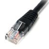 StarTech.com 3 ft Black Molded Category 5e (350 MHz) UTP Patch Cable networking cable 35.8" (0.91 m)2