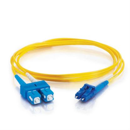 C2G 11198 fiber optic cable 787.4" (20 m) LC SC Yellow1