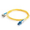 C2G 10m LC/ST fiber optic cable 393.7" (10 m) ST/BFOC OFC Yellow2