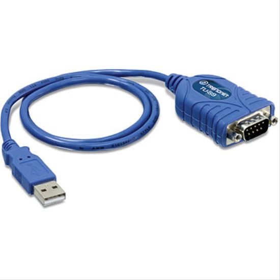 Trendnet TU-S9 serial cable Blue USB Type-A DB-91