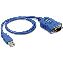 Trendnet TU-S9 serial cable Blue USB Type-A DB-91