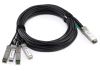 Hewlett Packard Enterprise BLc QSFP+ to 4x10G SFP+ AOC 15m Opt fiber optic cable 590.6" (15 m) QSFP+ 4x SFP+1