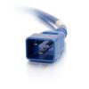 C2G 1ft, IEC320C20/IEC320C19 Blue 11.8" (0.3 m) C20 coupler C19 coupler3