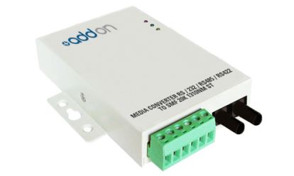 AddOn Networks ADD-SERIAL-2ST serial converter/repeater/isolator RS-232/422/485 Fiber (ST)1
