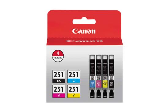 Canon CLI-251 ink cartridge 4 pc(s) Original Black, Cyan, Magenta, Yellow1