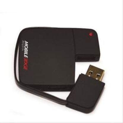 Mobile Edge Slim-Line 4-Port USB 2.0 Hub 480 Mbit/s Black1