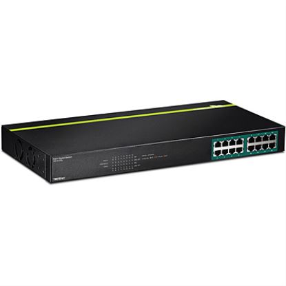 Trendnet TPE-TG160G network switch Unmanaged L2 Gigabit Ethernet (10/100/1000) Power over Ethernet (PoE) 1U Black1