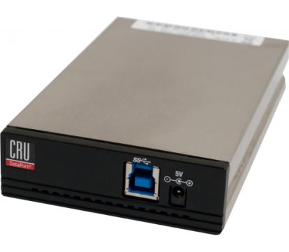 CRU DP25 HDD/SSD enclosure Black 2.5"1