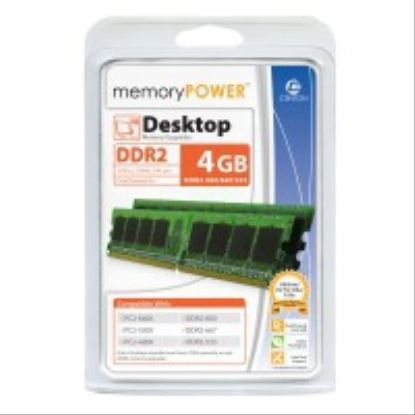Centon 4GBDDR2KIT800 memory module 4 GB 2 x 2 GB DDR2 800 MHz1