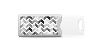 Centon Ziggy 8 GB USB flash drive USB Type-A 2.0 Black, Gray, White1