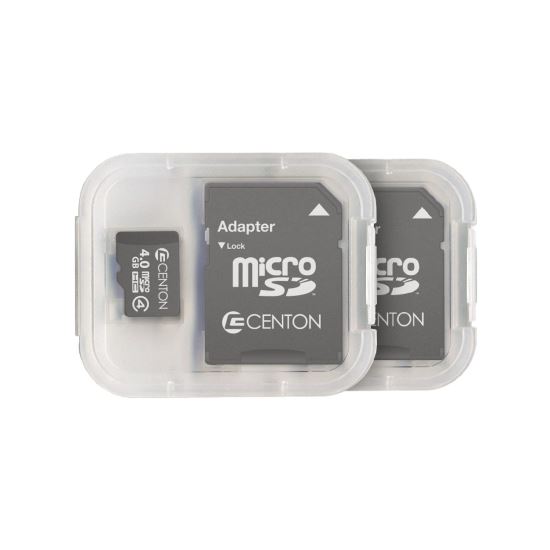 Centon Micro SDHC 4GB 2 Pack MicroSDHC Class 41