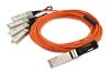 Finisar FCBN510QE2C10 InfiniBand cable 393.7" (10 m) QSFP+ 4x SFP+ Orange1