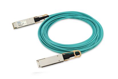 Finisar 100G Quadwire InfiniBand cable 118.1" (3 m) QSFP28 Turquoise1