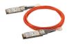 Picture of Finisar FCCN410QD3C01 fiber optic cable 39.4" (1 m) QSFP OFNP Orange