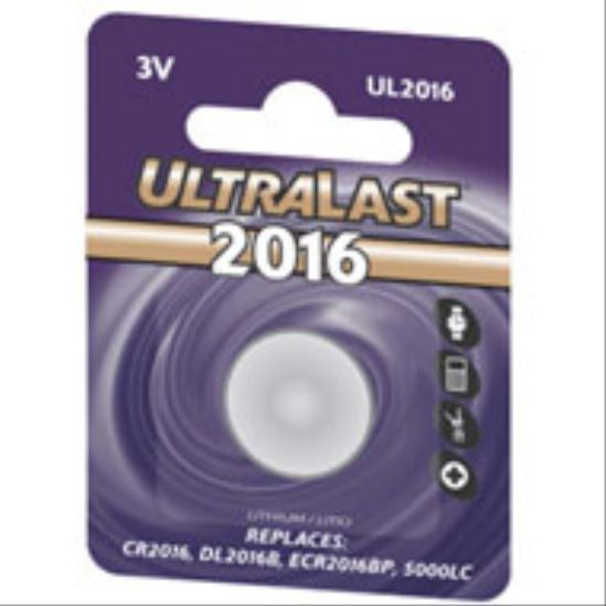 UltraLast UL2016 household battery Single-use battery CR2016 Lithium1