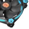 Thermaltake Riing 12 Computer case Fan 4.72" (12 cm) Black, Blue4