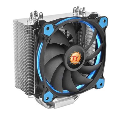 Thermaltake Riing Silent 12 Processor Air cooler 4.72" (12 cm) Black, Blue, Silver1